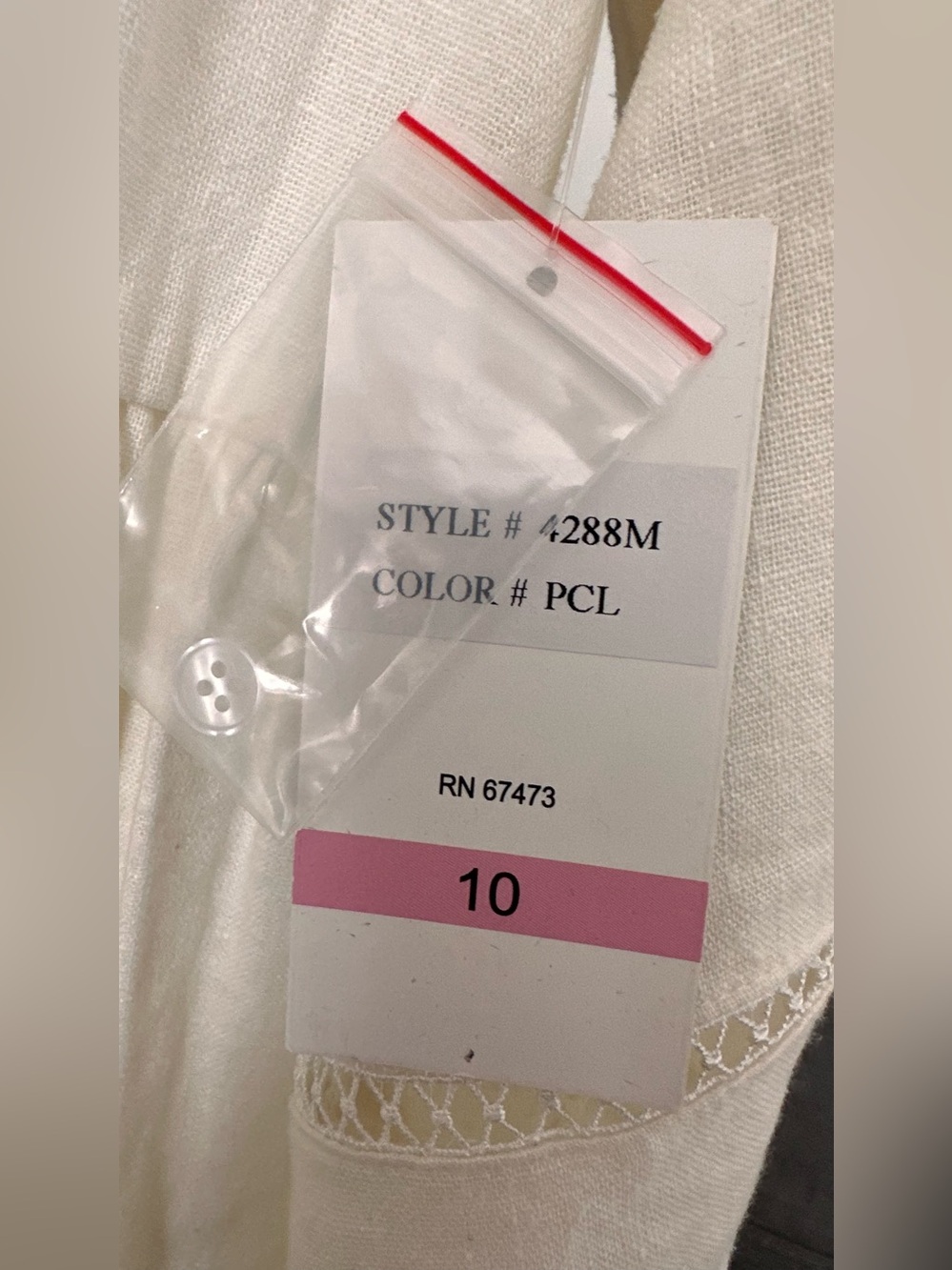 TAYLOR Ivory Linen Blend Tiered Midi Dress – NWT, Size 10 - Picture 4 of 11